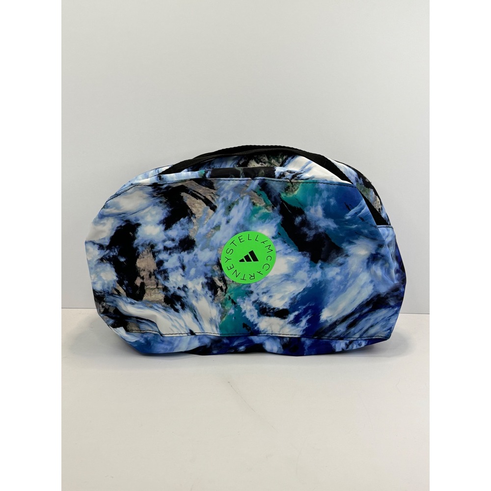 Adidas by Stella McCartney Blue Marble Print Travel Organizer Mesh Packing‎ Cube
